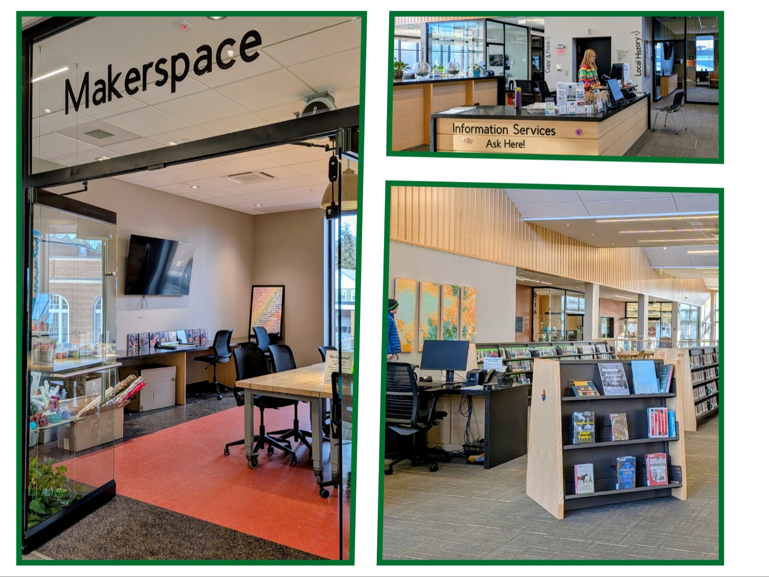 pictures of the library second floor